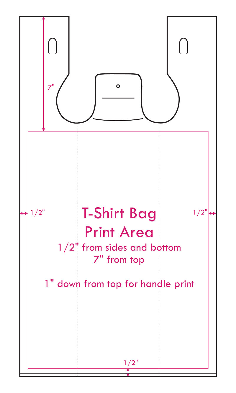 American Plastic Mfg Custom Printed Plastic Bags T Shirt Bag